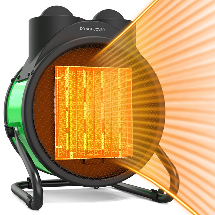 Portable Outdoor Heater 1500W, 3 Modes,2S Fast Heating Ceramic Heater