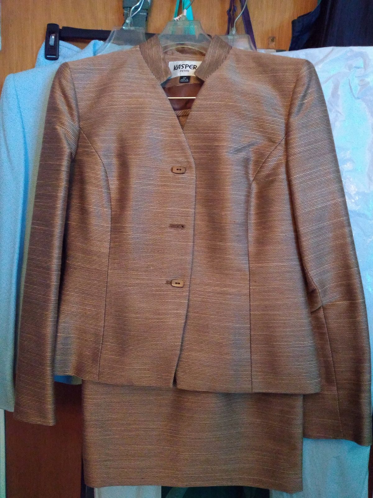 Kasper petites jacket and skirt set