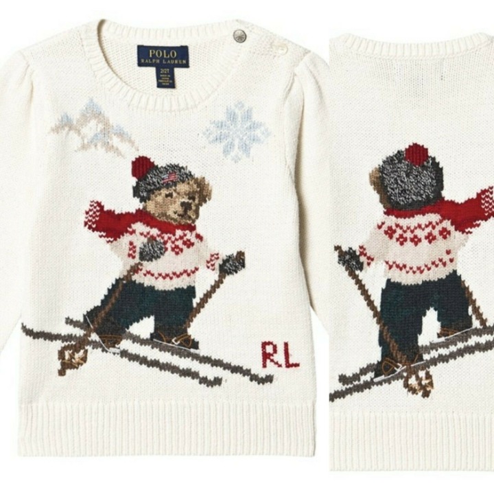 Ralph lauren bear ski deals sweater
