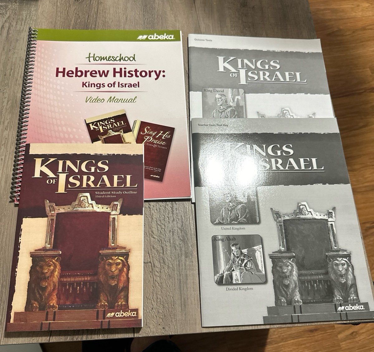 Abeka educational books 4pc.