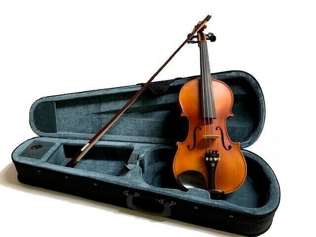 PTCY- NEW ADULT 4/4 FLAMED SOLID CONCERT VIOLIN/FIDDLE-GERMAN