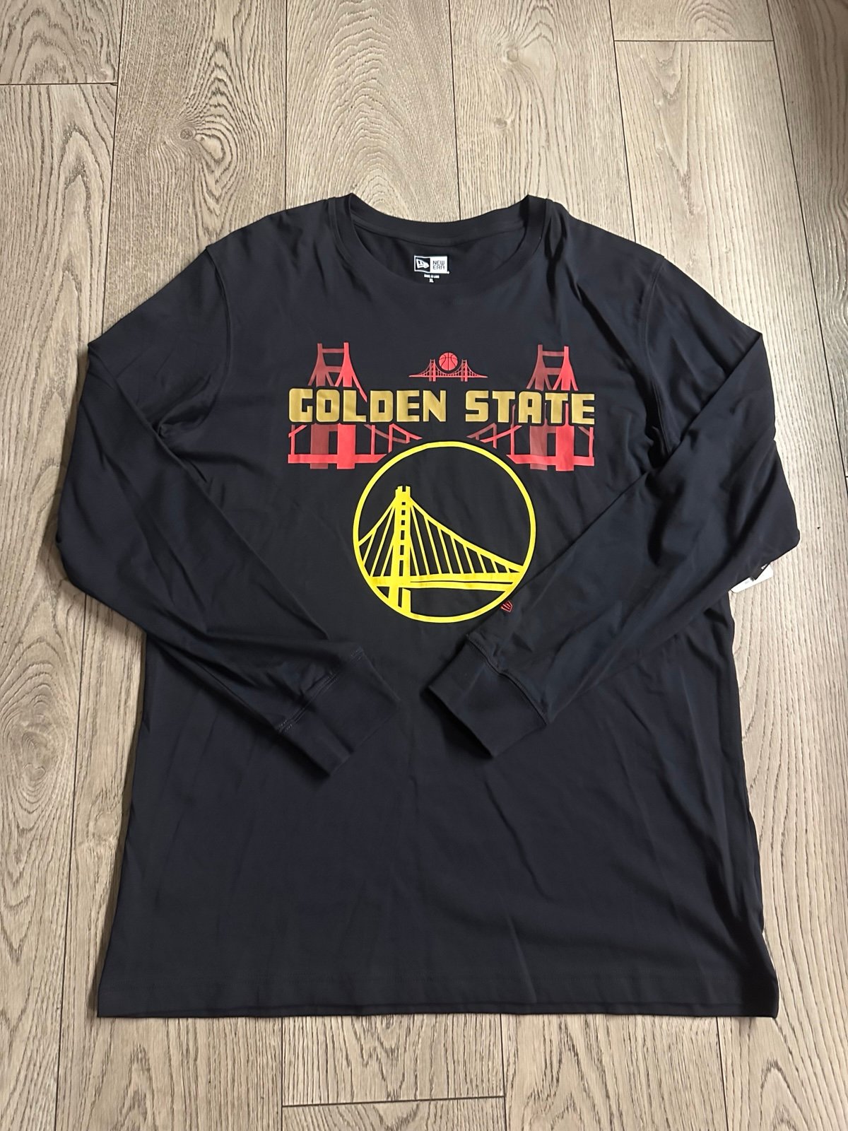 New Era 2024/25 City Edition Golden State Warriors Long Sleeve Size XL