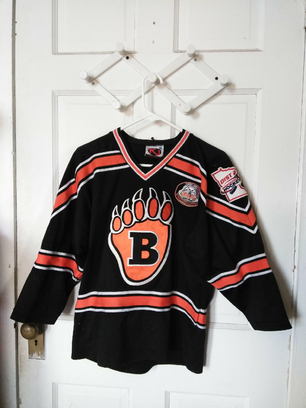 NHL K1 Youth SzL White Lake Bears#6 Jers