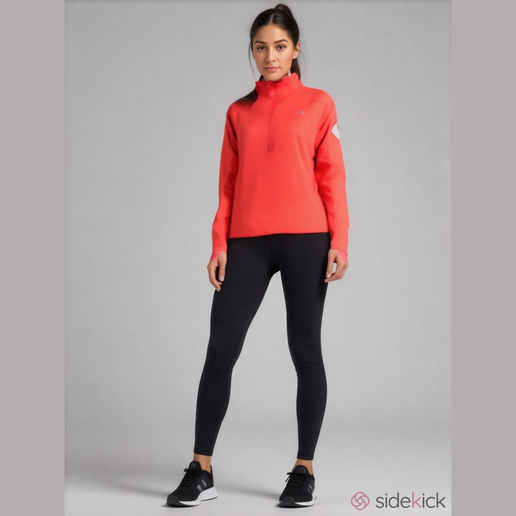 Women's The North Face Pullover XL Red Long Sleeve