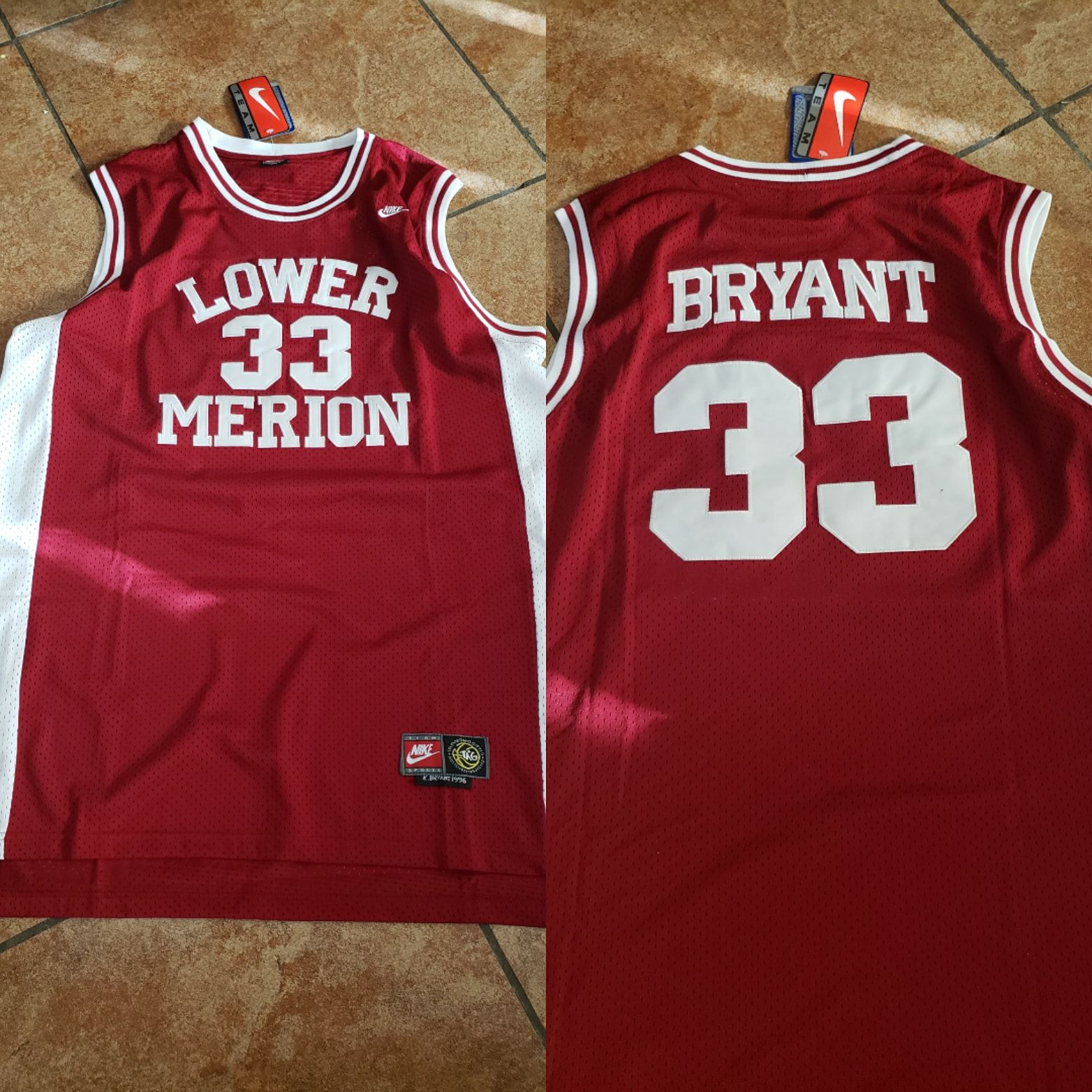 Kobe BRYANT high school JERSEY SM-2XL