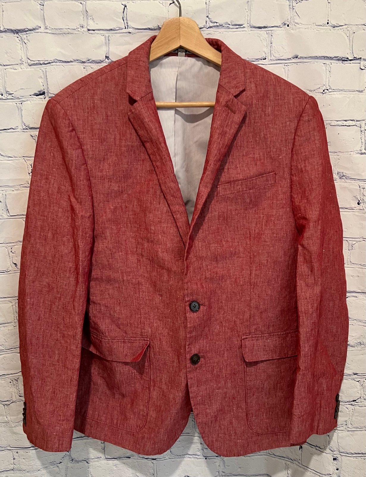 Express mens shop red blazer