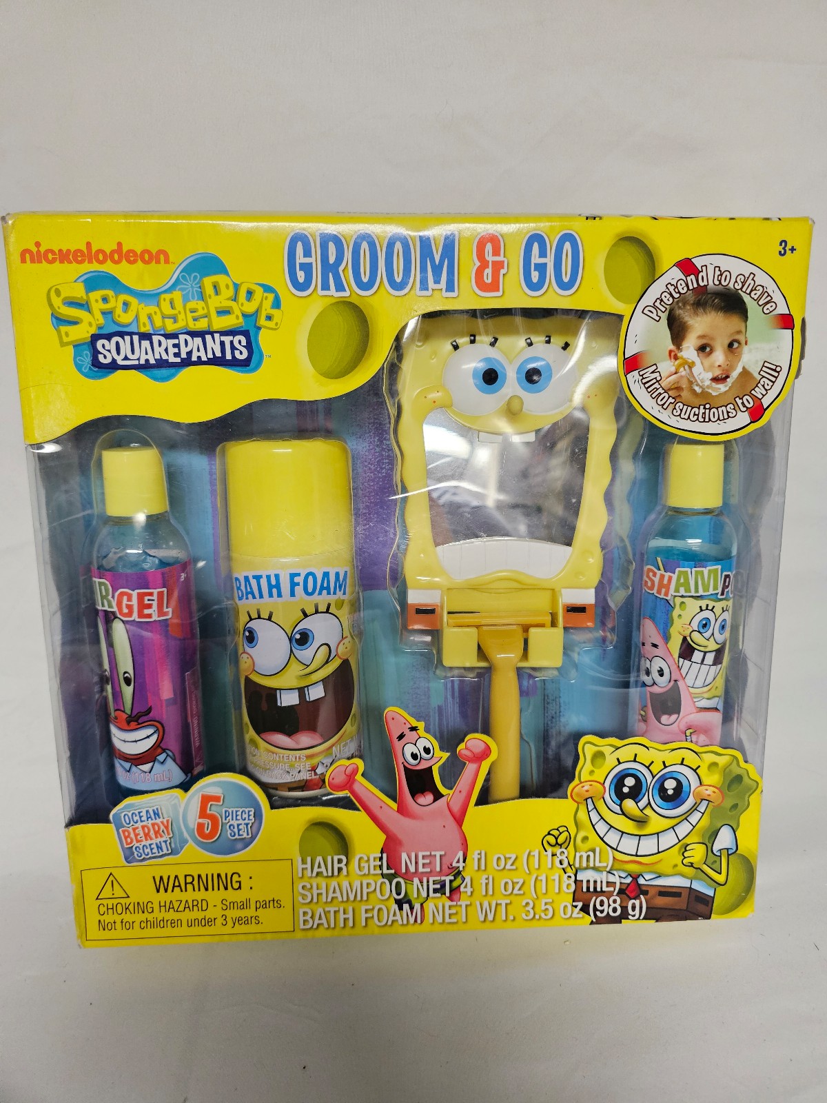Spongebob Groom and Go Bath Shave Set