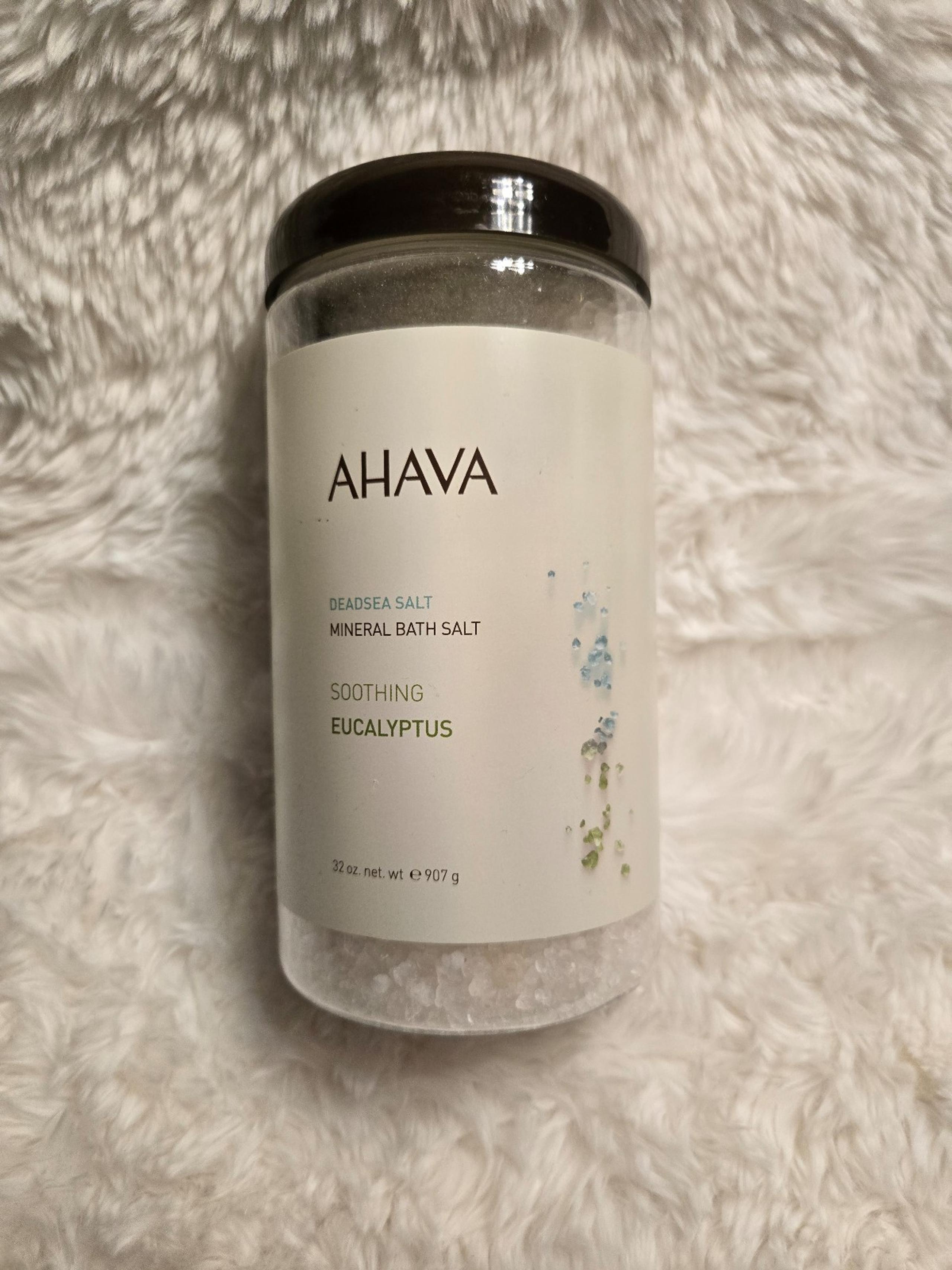 Ahava Dead Sea Salt Mineral Bath Salt with Soothing Eucalyptus, 32 oz