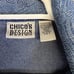 Chicos Jacket Womens 3 XL/16 Blue Denim Ethnic Printed Vintage Boxy Western Chic