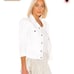 Retrofete Ada Denim Jacket in White Size Medium