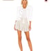 Retrofete Ada Denim Jacket in White Size Medium