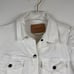Retrofete Ada Denim Jacket in White Size Medium