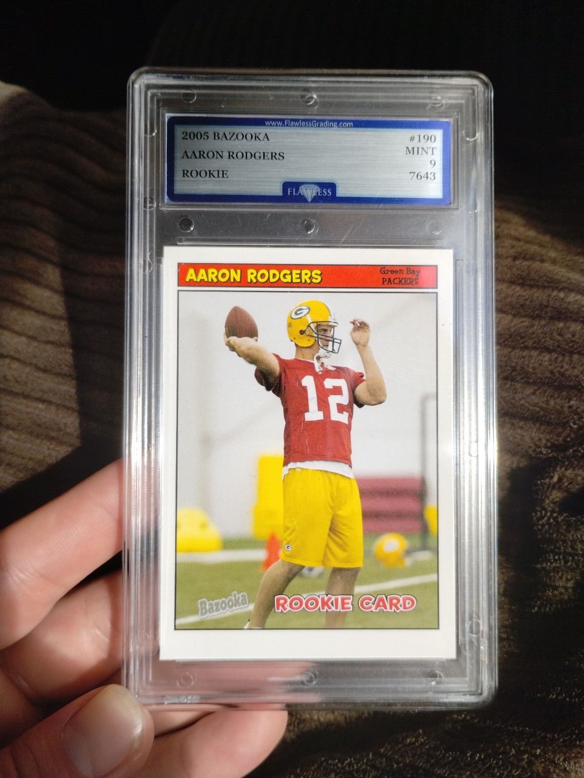 2005 Aaron Rodgers RC PSA 9