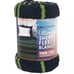 Life Comfort Ultimate Kids Sherpa Fleece Blanket Green Stripe