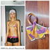 Nwt Bamba swim Mona print top s fits xs