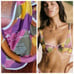 Nwt Bamba swim Mona print top s fits xs