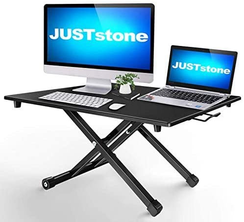 Standing Desk Converter Computer Workstation Adjustable Height,