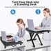 Standing Desk Converter Computer Workstation Adjustable Height,