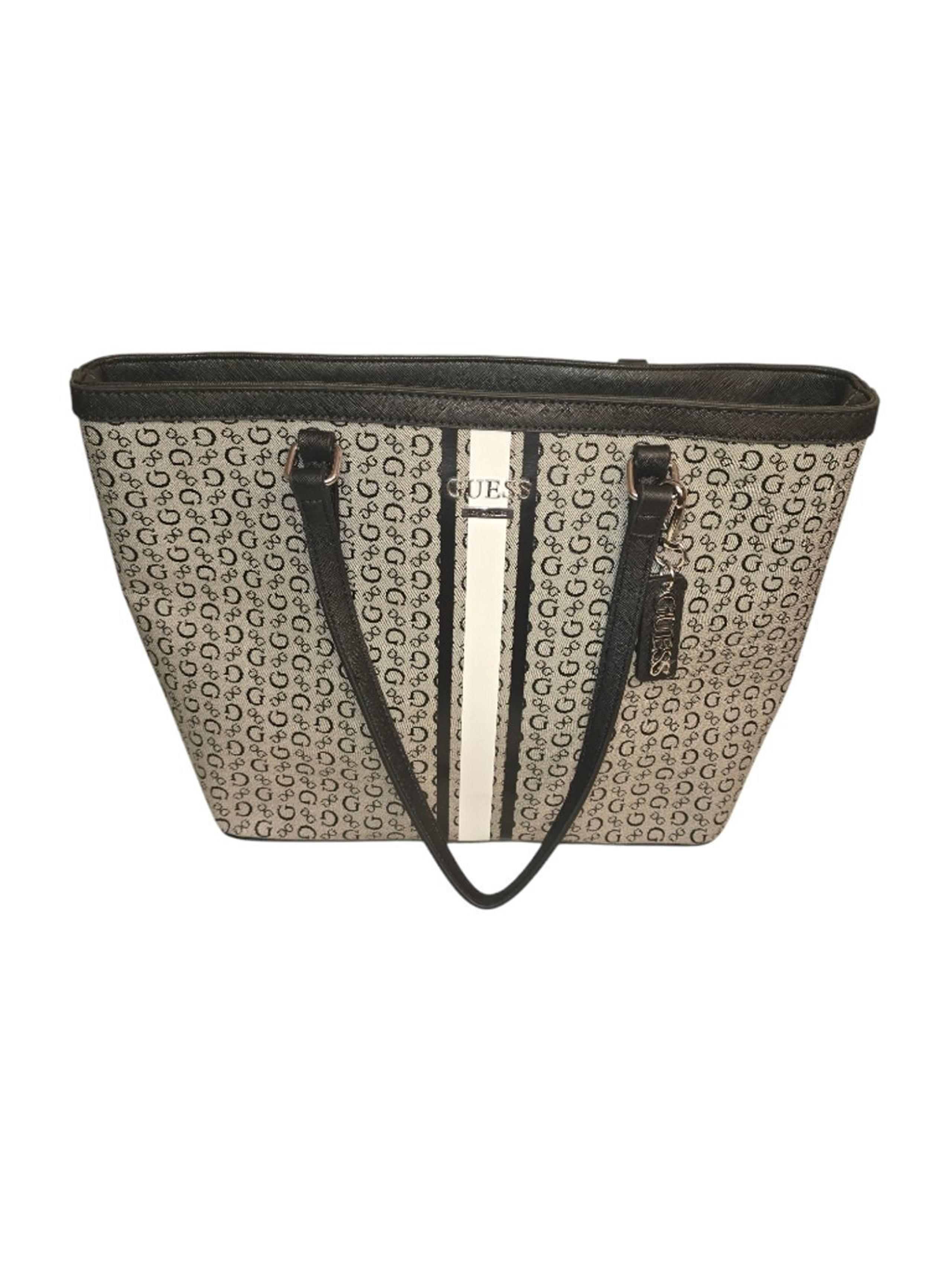 Guess Women's Tote Bag Grey, White & Black One Size
