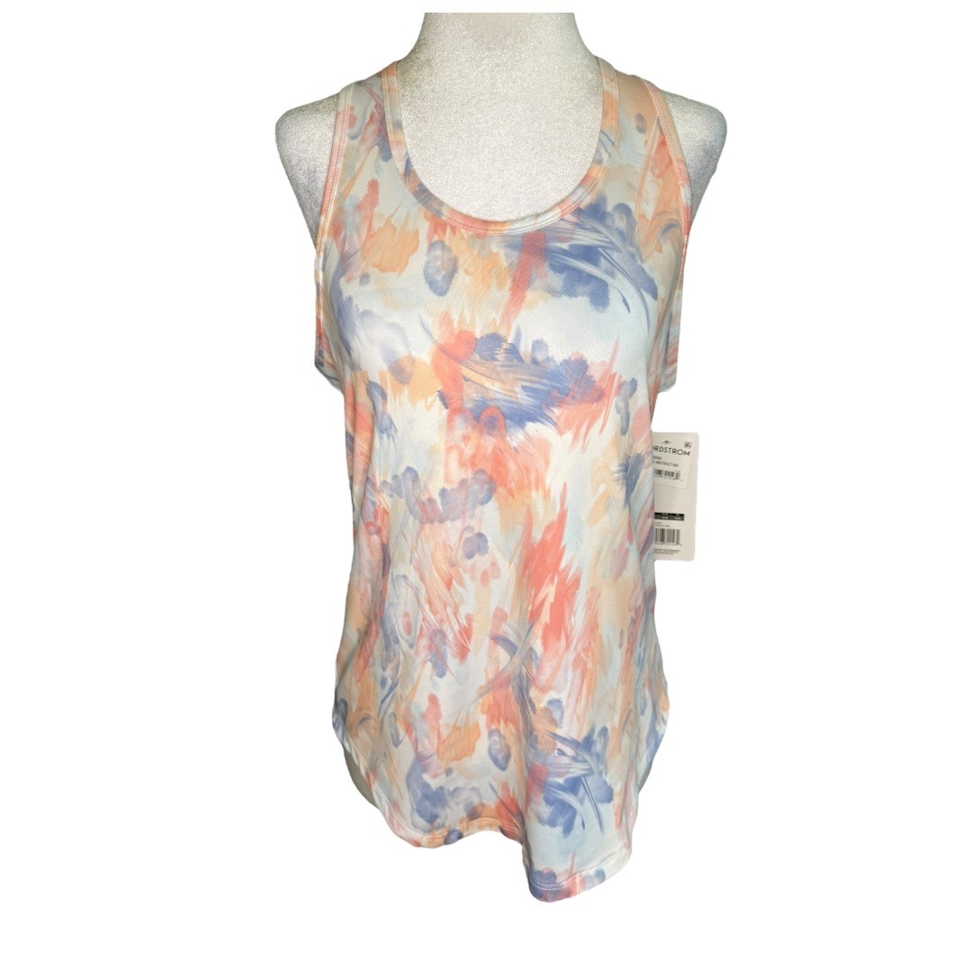 NEW Marika Active Tank Top Sleeveless Workout Dubarry Abstract Mix Small
