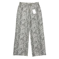 NWT New Disclosure Leopard Print Wide Leg Jeans Size 29