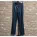 Zara Black Faux Leather Flare With Side Zipper Leggings Size Large NEW