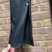 Zara Black Faux Leather Flare With Side Zipper Leggings Size Large NEW