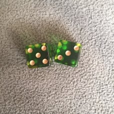 1950's Antique set if green apple bakeli