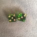 1950's Antique set if green apple bakeli