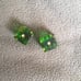 1950's Antique set if green apple bakeli