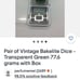 1950's Antique set if green apple bakeli