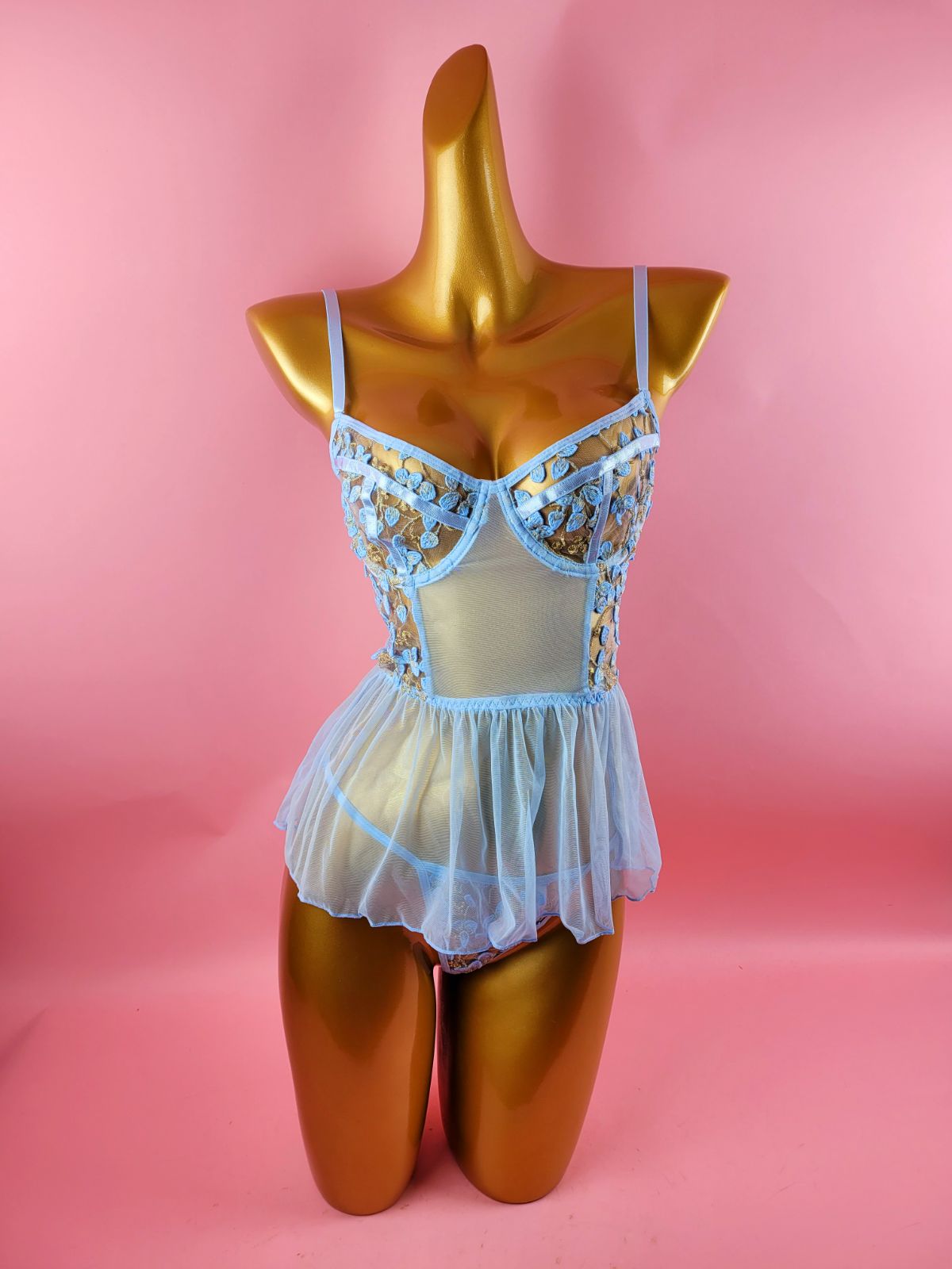 Babydoll Mesh Lingerie set