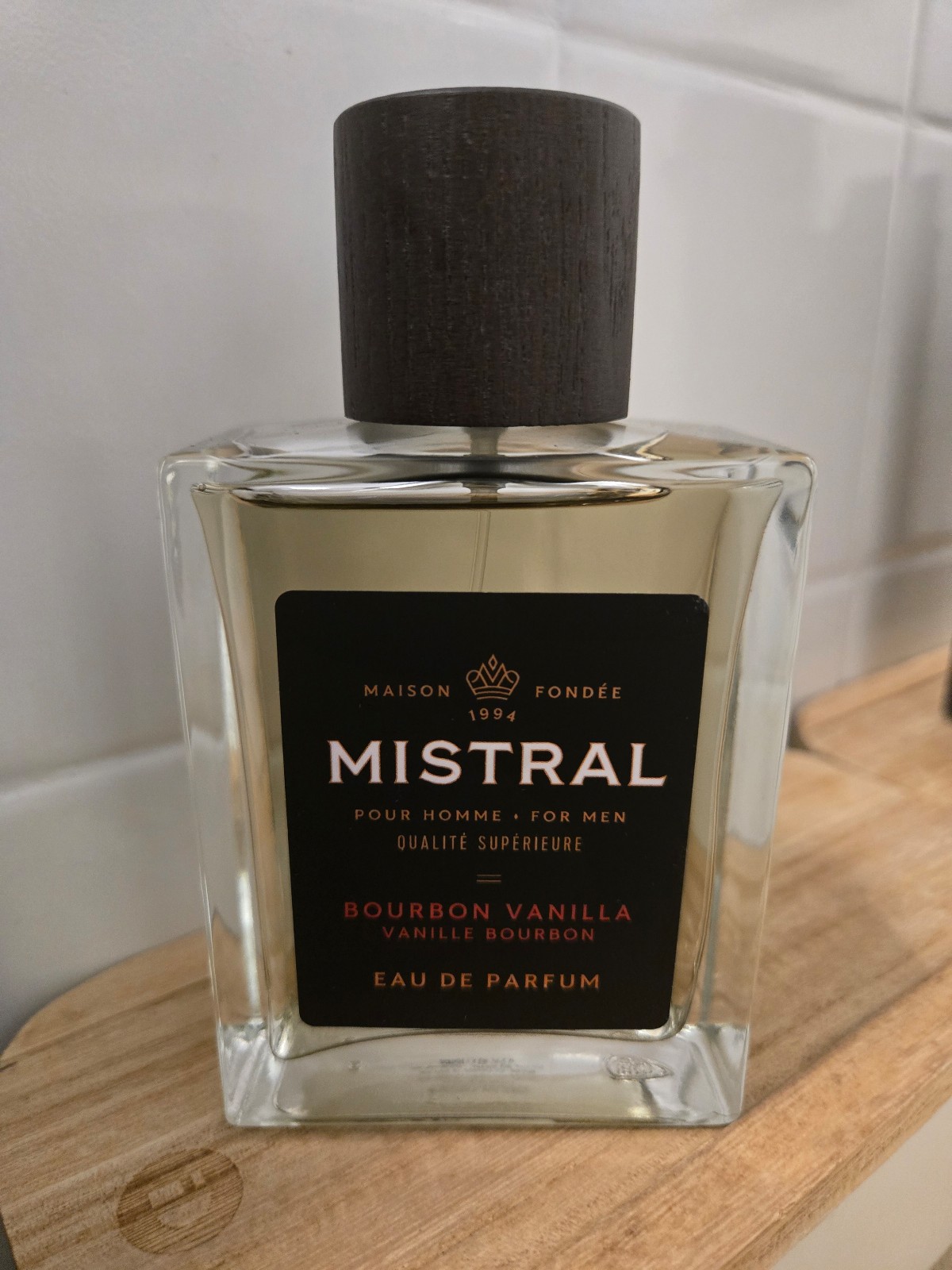 Mistral Bourbon Vanilla Cologne - 100ML bottle