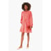 Tuckernuck Colette Dress Size M Red Chain Mini Long Sleeves Pomander Place