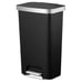 11.9 Gallon Trash Can, Plastic Step On Kitchen Trash Can