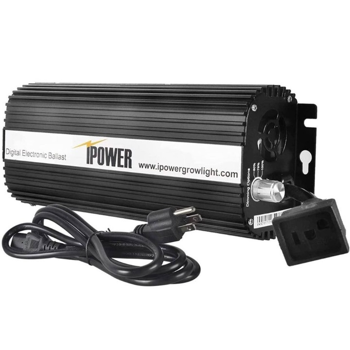 iPower GLBLST600D Horticulture 600 Watt Digital Dimmable Electronic Ballast