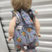 Baby So Beautiful blonde hair blue eyes sunflower romper and visor Pre-owned