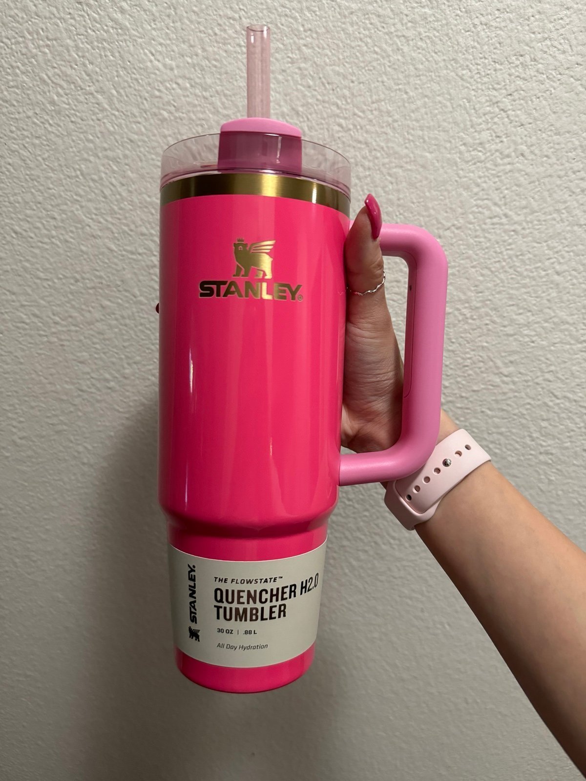 NWT! STANLEY pink parade 30 oz tumbler/quencher