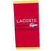 NWT LACOSTE CROC LOGO BEACH RED TOWEL 100% COTTON 36” x 72”