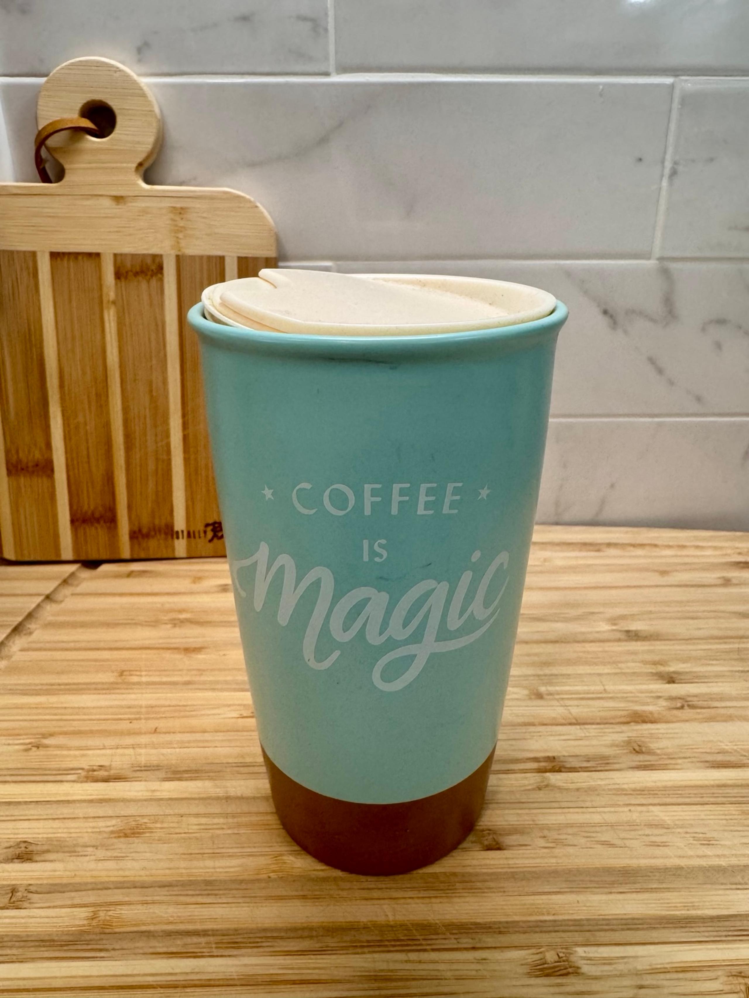 Starbucks “Coffee Is Magic” Ceramic Tumbler – 12 oz