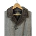 Vintage Luxury Zero King Men's Wool Overcoat Faux Fur Collar & Lining Size 38