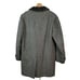 Vintage Luxury Zero King Men's Wool Overcoat Faux Fur Collar & Lining Size 38