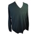 Peru Unlimited Men's V Neck Sweater Baby Alpaca Wool Size Large Forest Green