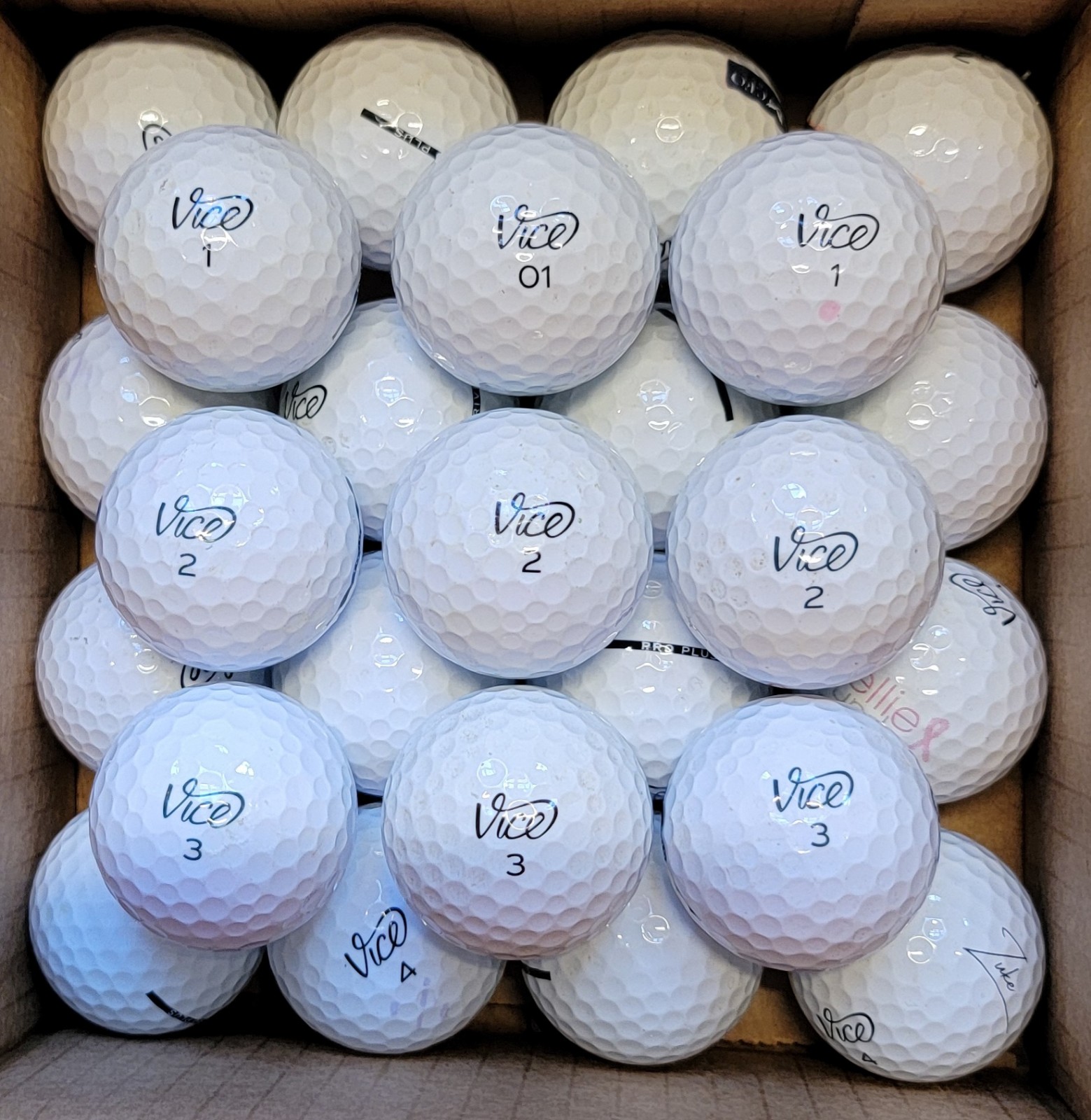 25 Vice Golf Balls