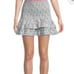 FLORAL SMOCKED MINI SKIRT