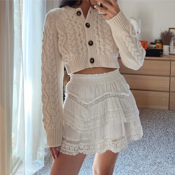 Loulou studio cropped cardigan