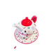 Christmas Ceramic Tea Set With Santa & Reindeer Design - Cup Saucer & Teapot