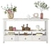 NEW Console Table for Entryway Hallway with 3 Storage Drawers and 3 Bottom Shelf