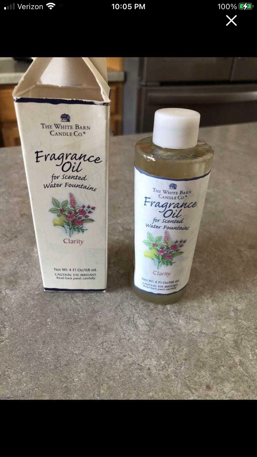 Bath & Body Works White Barn Clarity Fragrance Oil for Scented Water Fountains 4