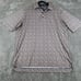 FootJoy Men's Golf Polo Shirt Medium AOP Floral Multicolor Short Sleeve Wicking